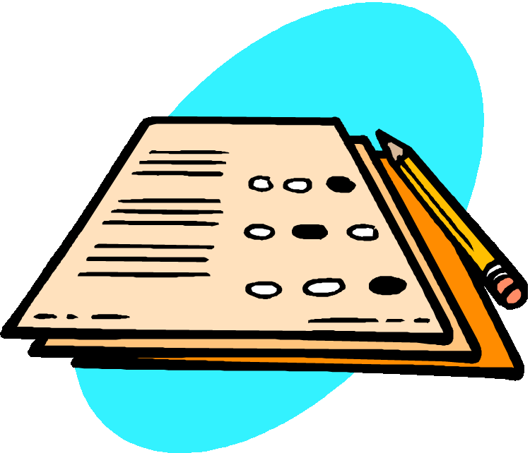 Math Test Clipart