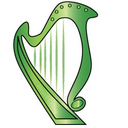 Irish, Irish celtic and Harp