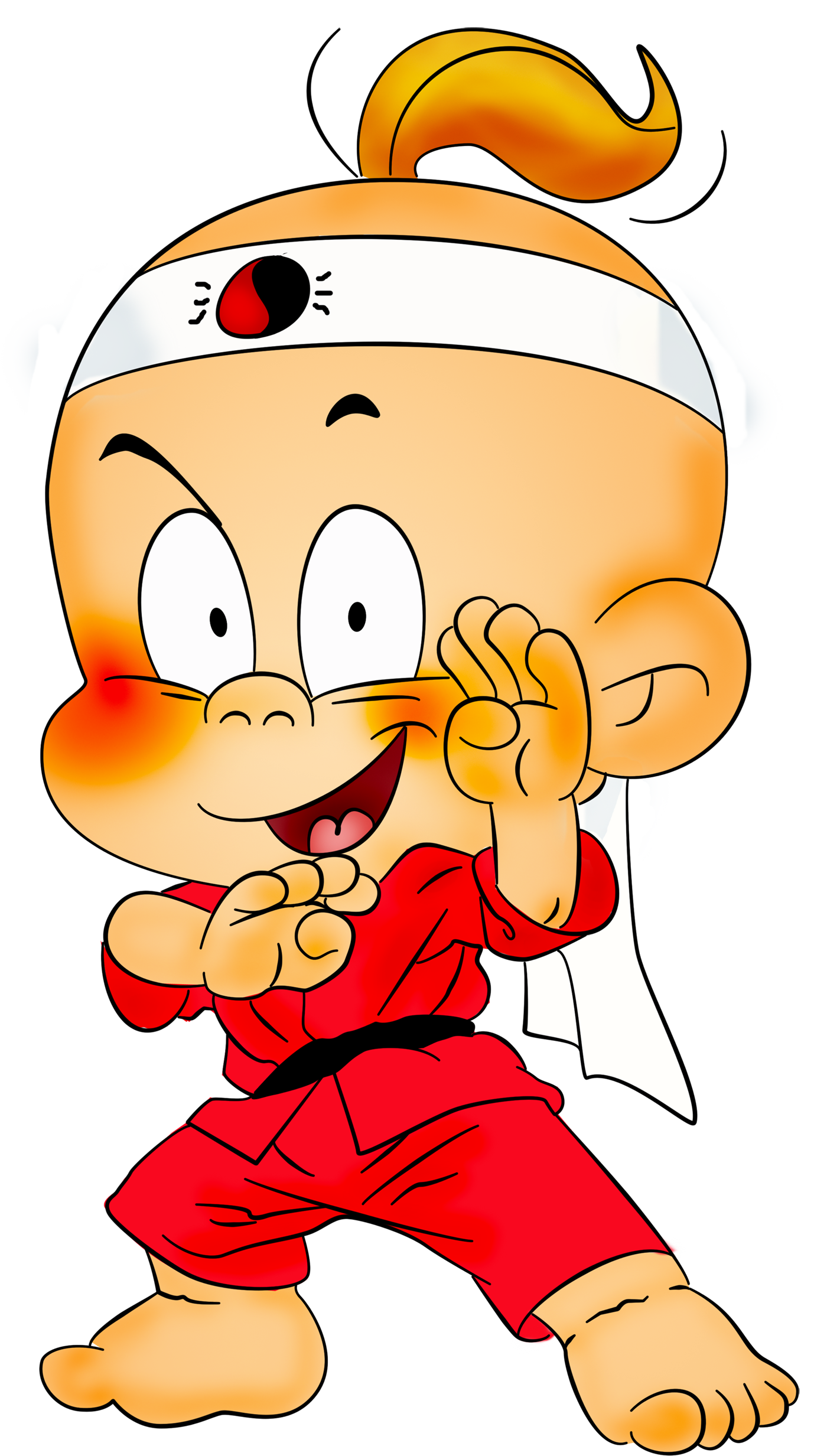 Karate Boy Cartoon Free Clipart
