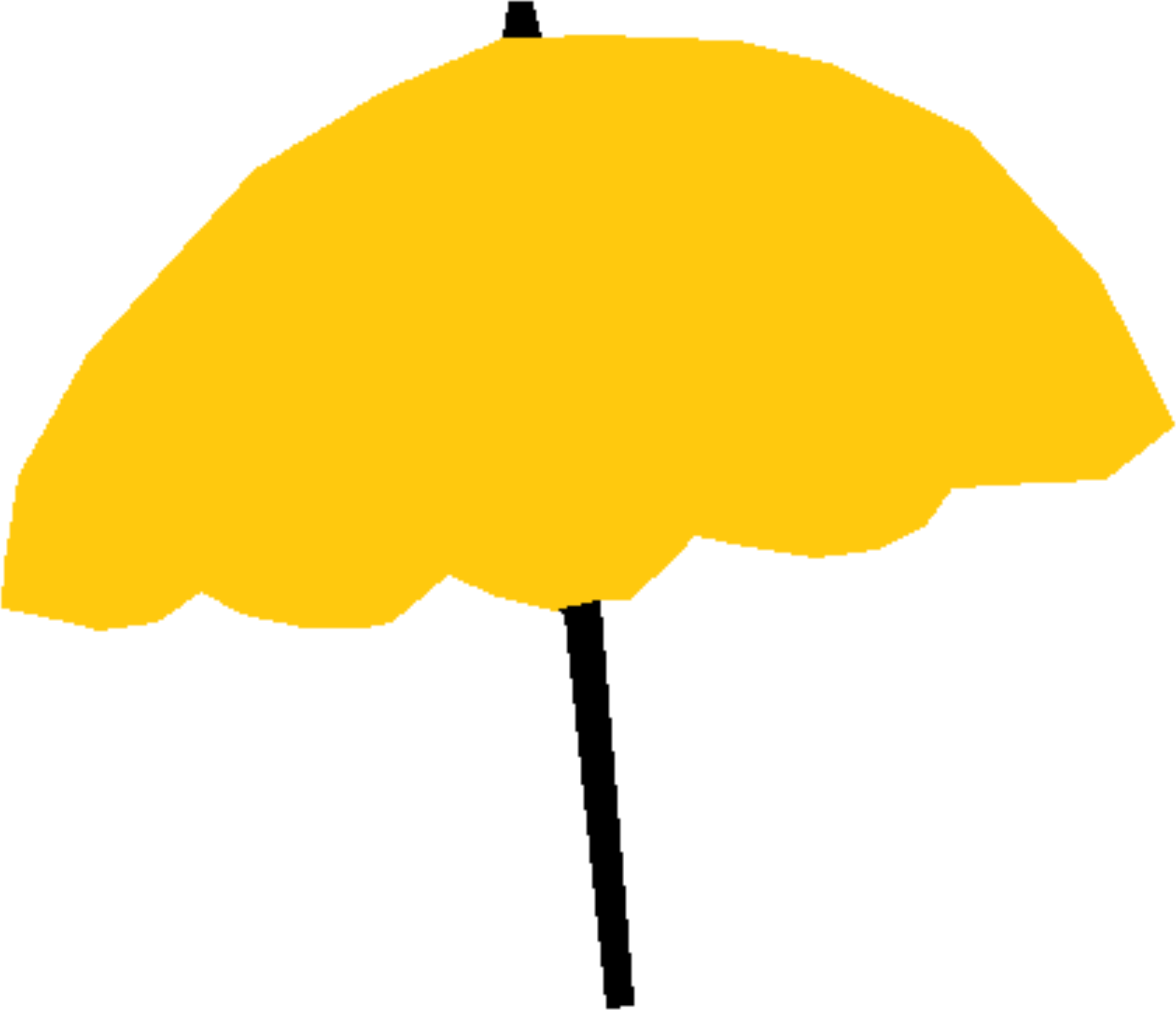 Yellow Umbrella Vector Clipart - Free Public Domain Stock Photo