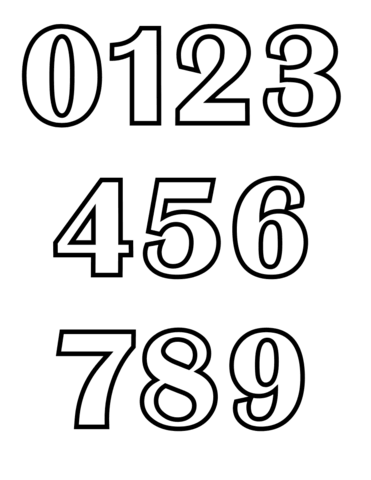 Classic Alphabet Numbers Chart coloring page | Free Printable ...