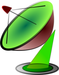 Satellite Dish - vector Clip Art