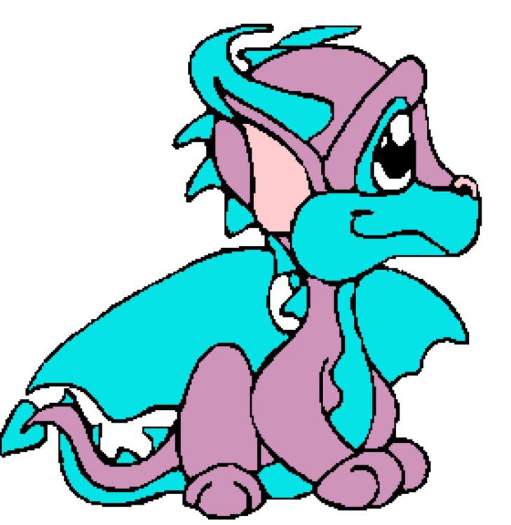 Baby Dragon Tunisian Simple Stitch Crochet Afghan Graph Pattern 2 ...