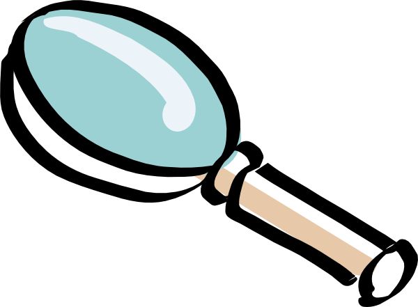 Bitterjug Magnifying Glass clip art Free Vector
