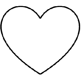 Fancy Heart Outline - ClipArt Best