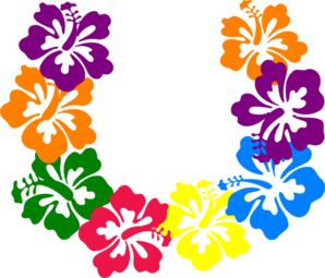 Hibiscus Lei clip art - vector clip art online, royalty free ...