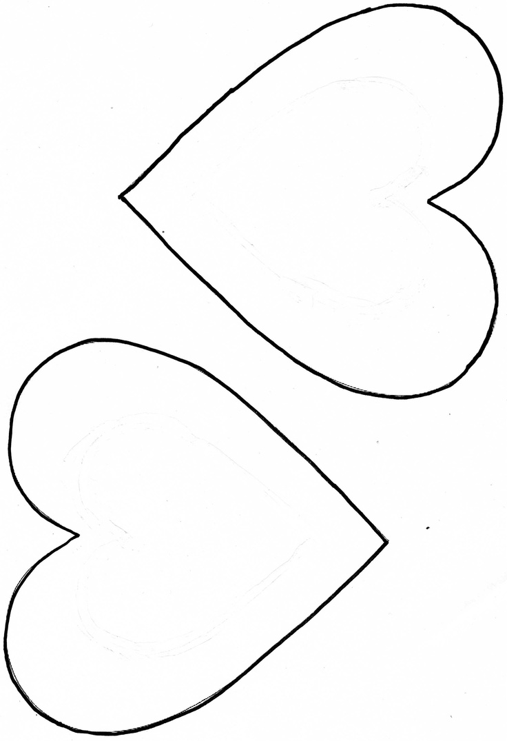 Best Photos of Template Of Heart Shape - Free Printable Heart ...