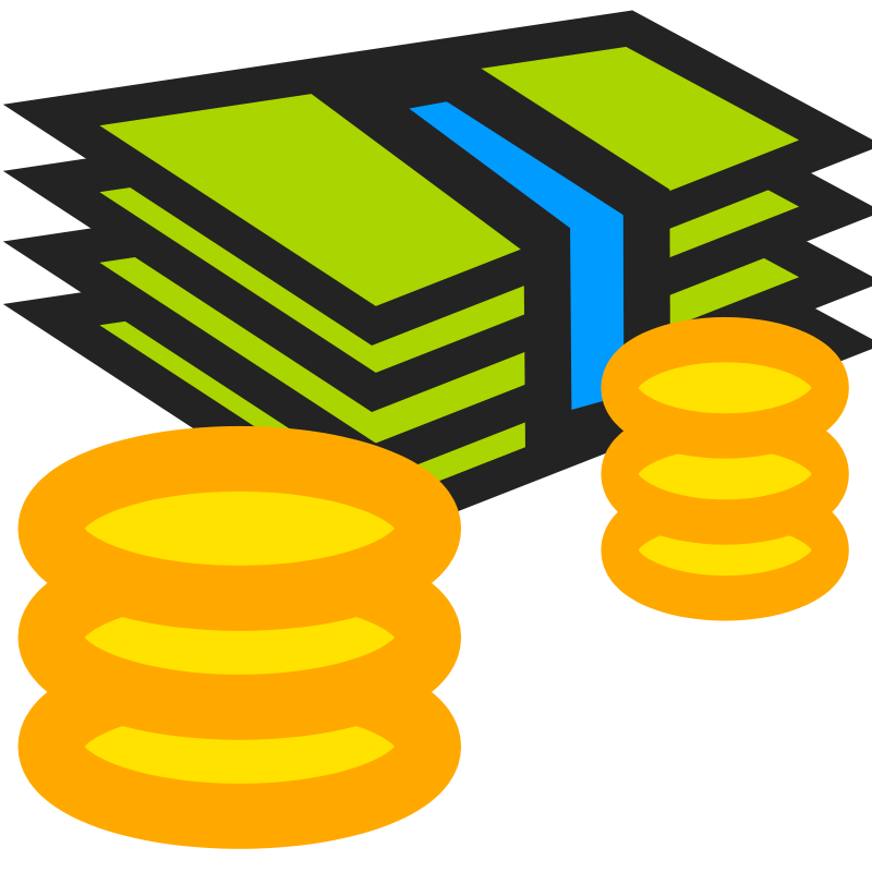 Cartoon money clipart
