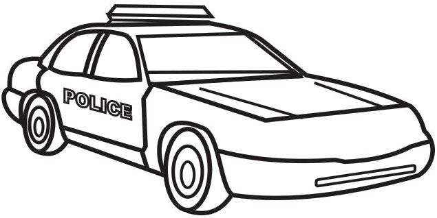Colouring Pages Of Police Cars | Free Download Clip Art | Free ...