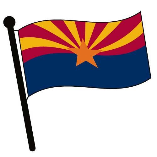Arizona flag clipart
