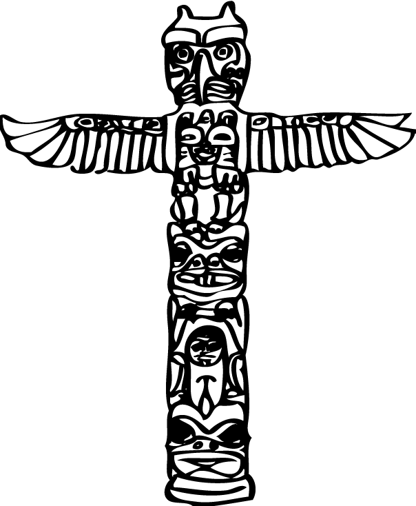 Totem Pole Clipart