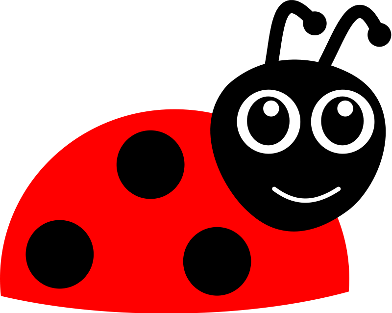 With Ladybug Cartoon Bug Icon Lady Bug Abstract Natural Background