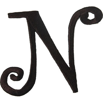 Embroidered Iron-on Letters