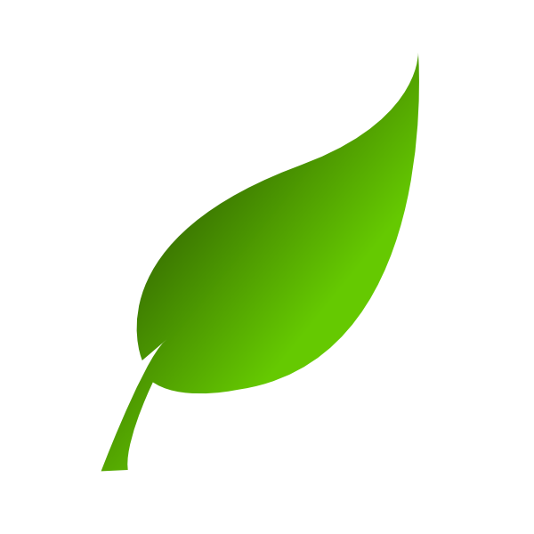 Green Leaf clip art - vector clip art online, royalty free ...