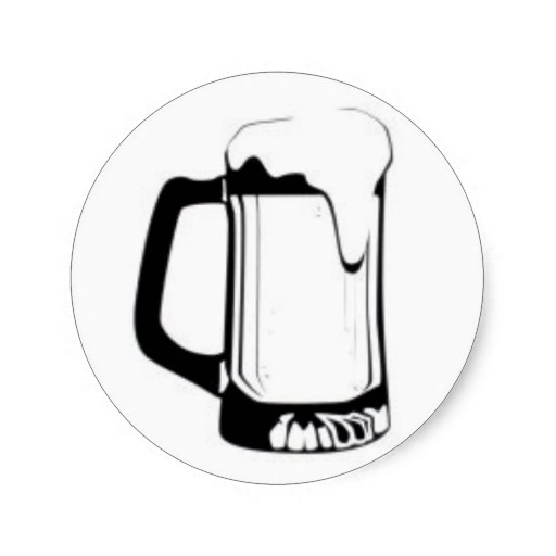 Beer Drawing Stickers, Beer Drawing Sticker Designs