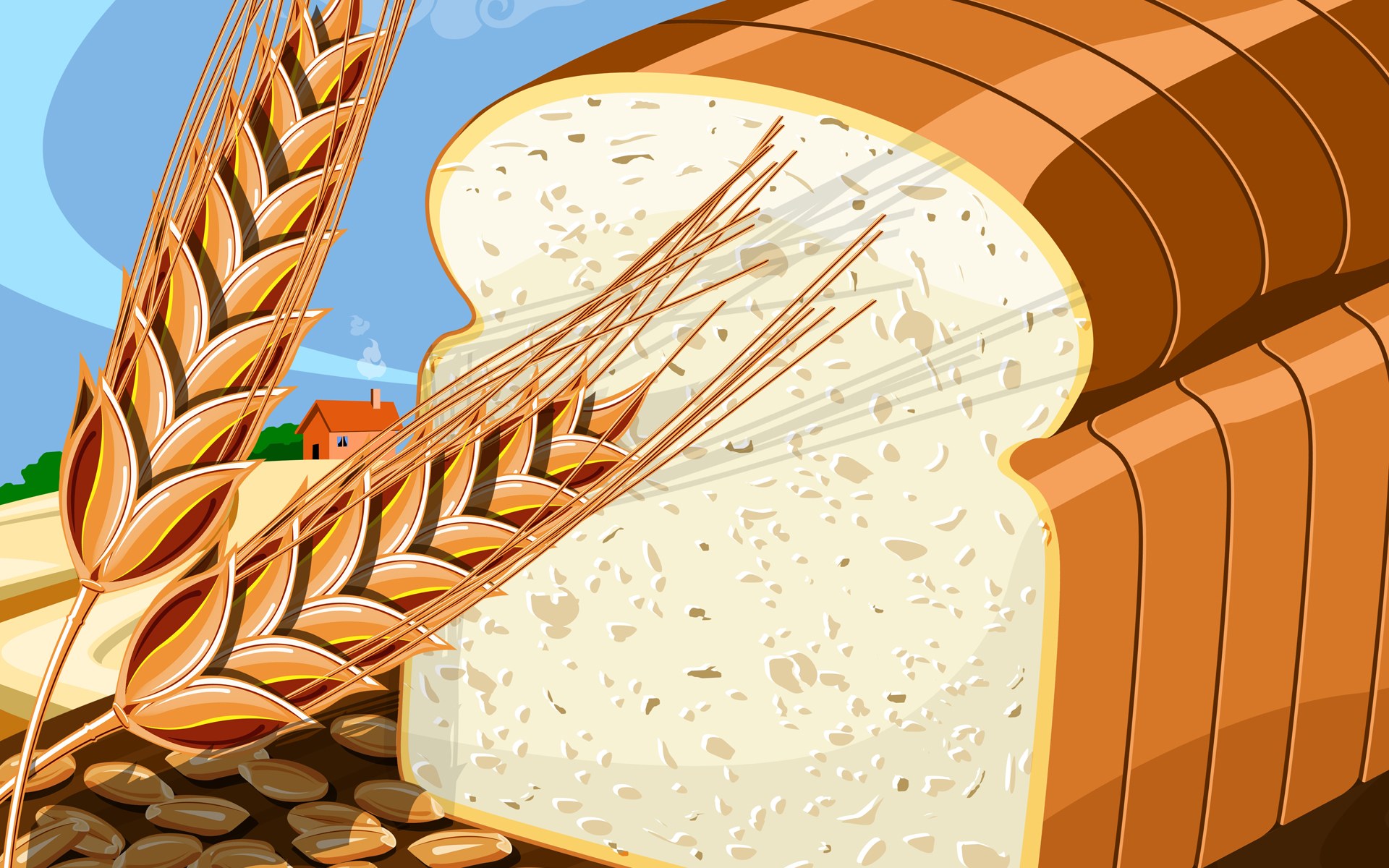 bread clipart free<