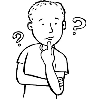 Man with a problem trying to find a solution