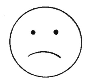 frowny face