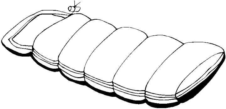 Sleeping Bag Clipart Black And White