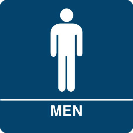 ADA Regulatory MEN"S RESTROOM signs