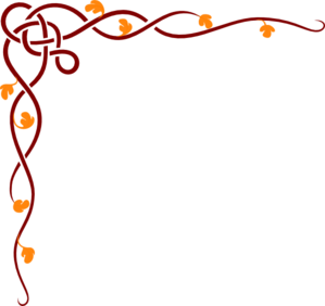 Fall Pumpkin Borders Clipart