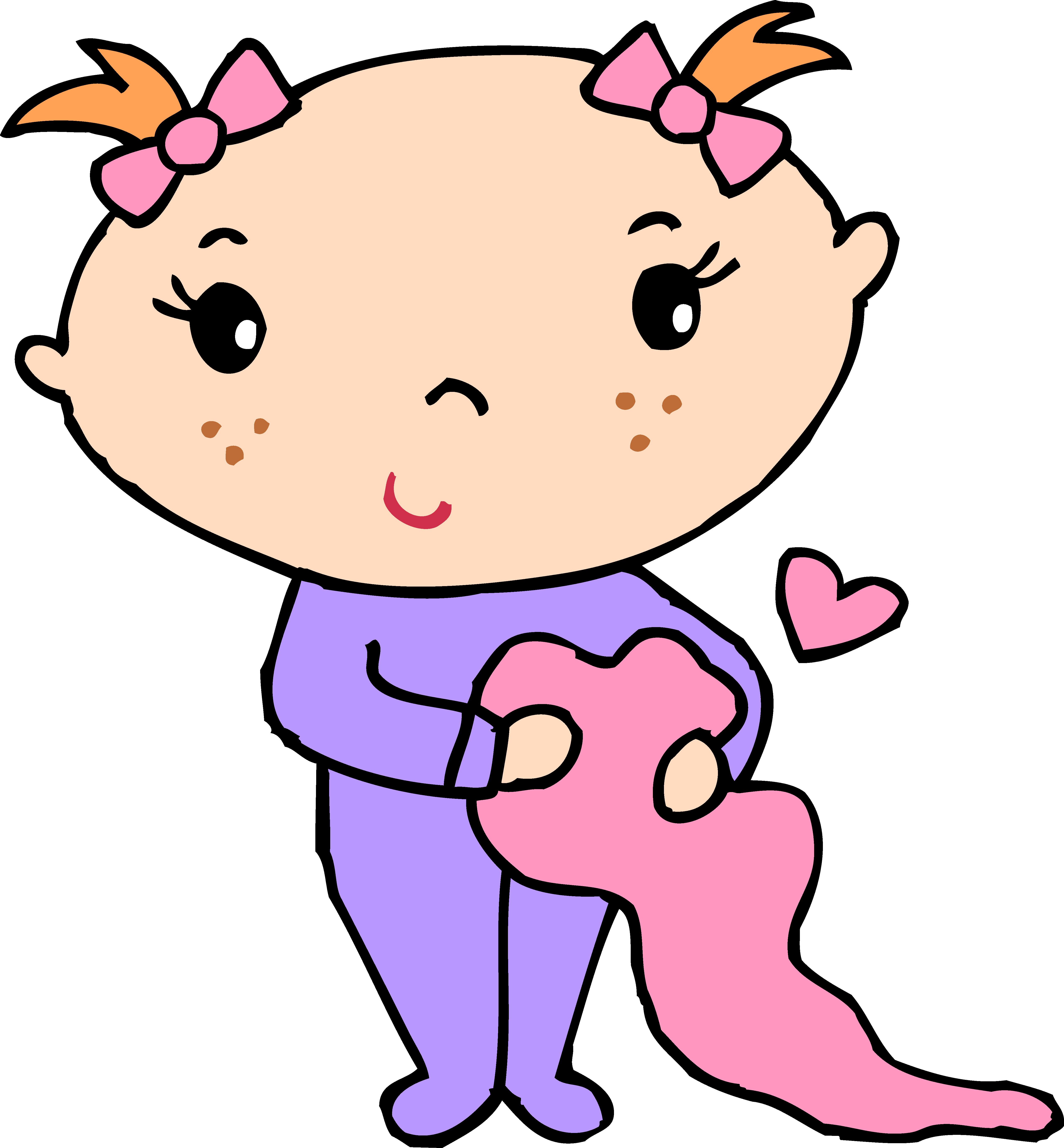 Baby girl clip art clipart free clipart microsoft clipart ...