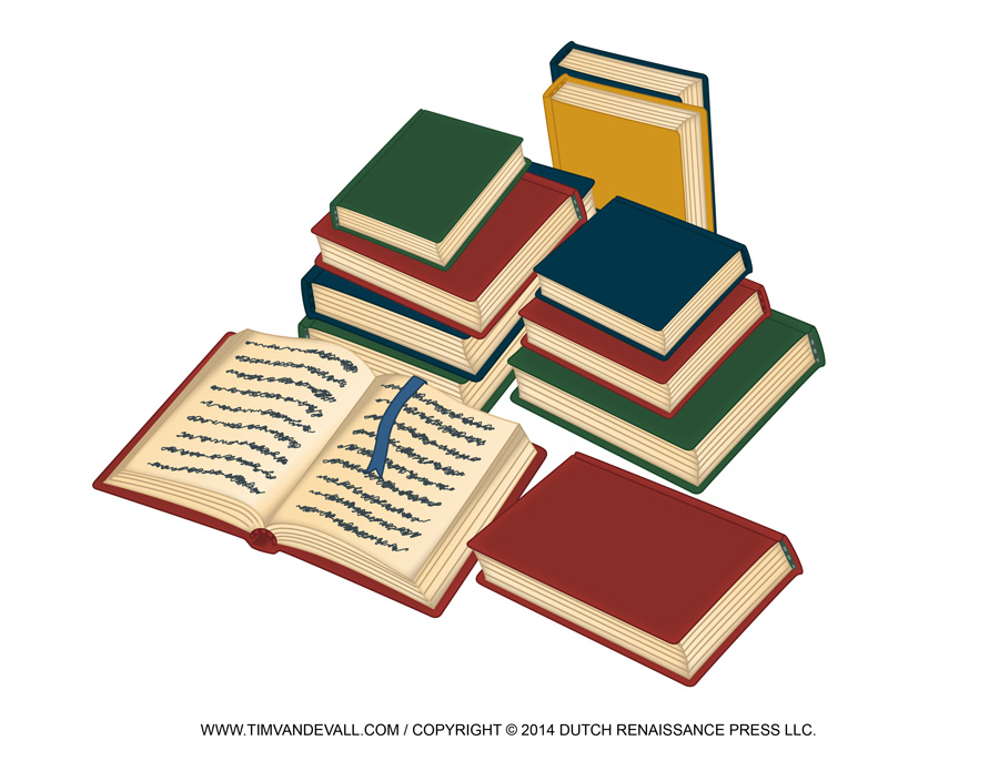 Clip Art Pile Of Books Clipart