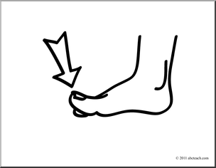 Toe Clip Art - Tumundografico