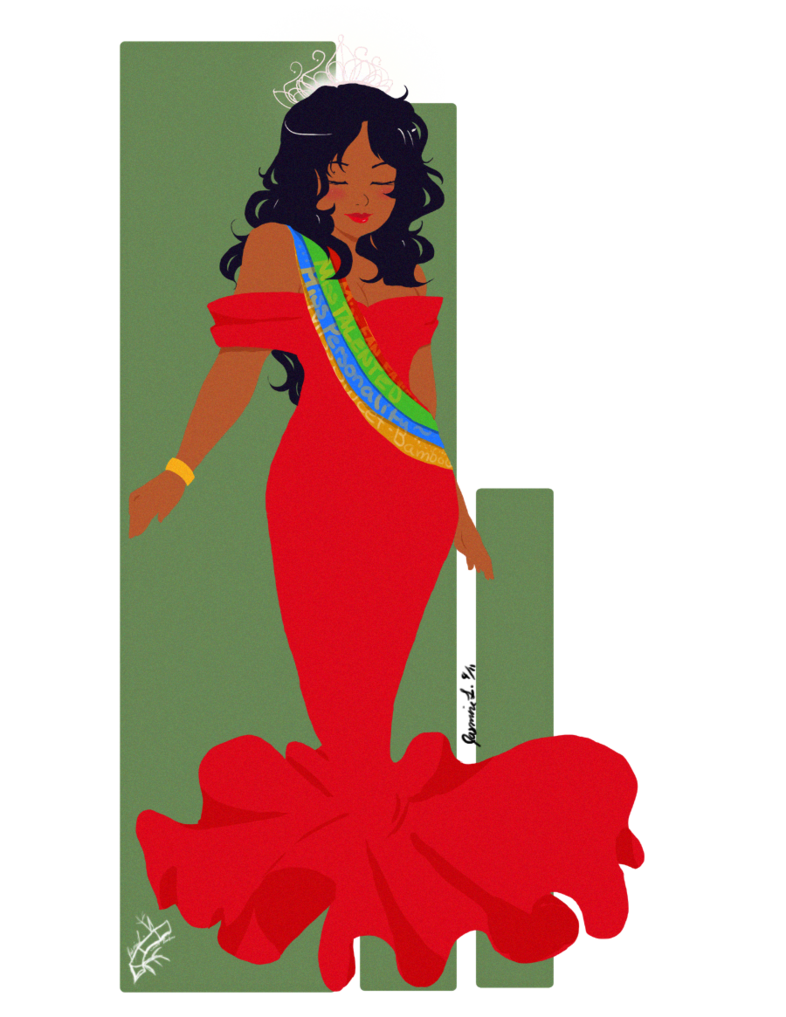 Beauty pageant clip art