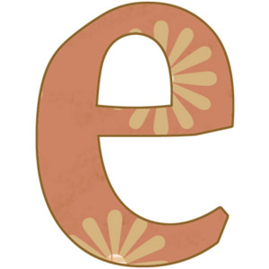 Letter E Clipart - Tumundografico