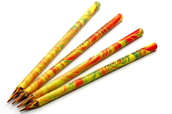 e-office | Rakuten Global Market: Kohinoor Magic 3-color pencils ...