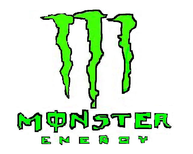 Monster Energy Logo Stencil