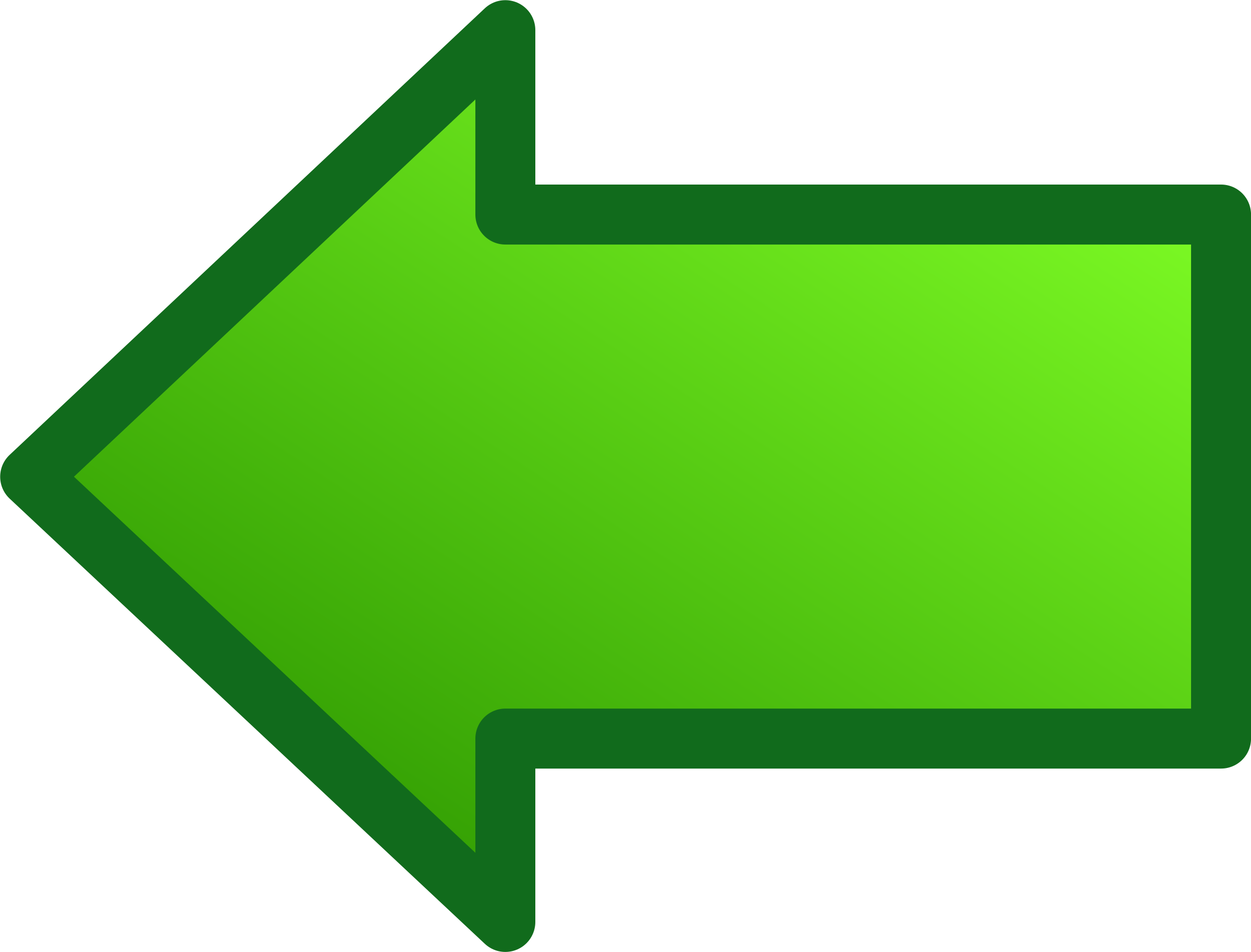 Green Arrow Clipart