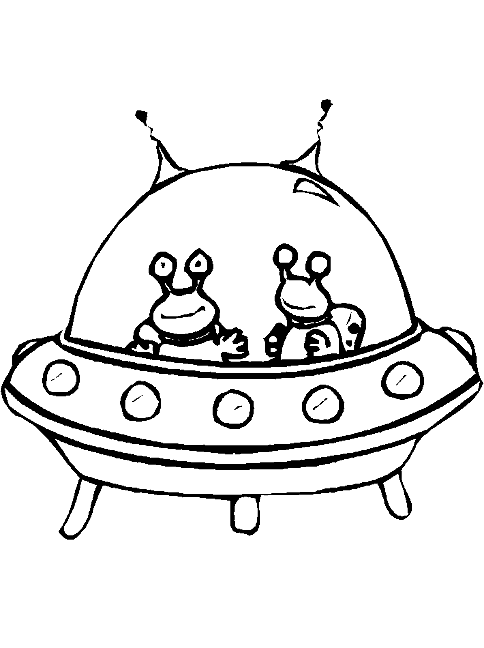 alien space ship coloring sheet | Quiltables | Pinterest | Space ...