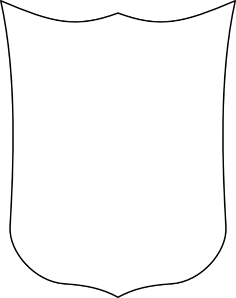 White Shield Clip Art - vector clip art online ...