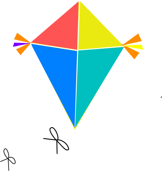 Kite Vector Clipart