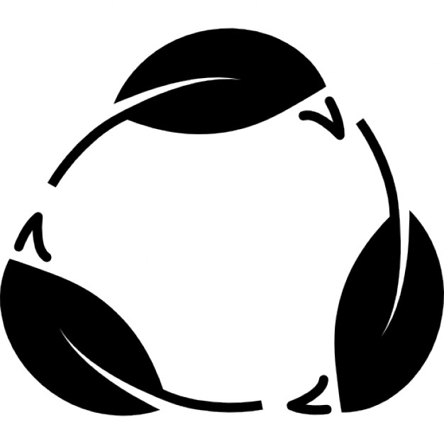 Recycle triangular symbol of three arrows rotation Icons | Free ...