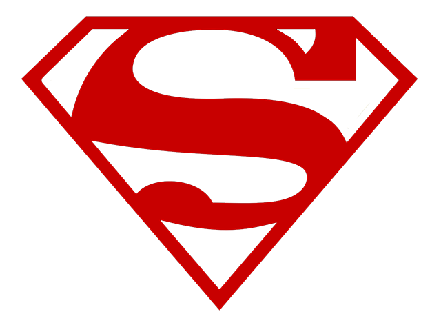 Superman Logo Template For Cake