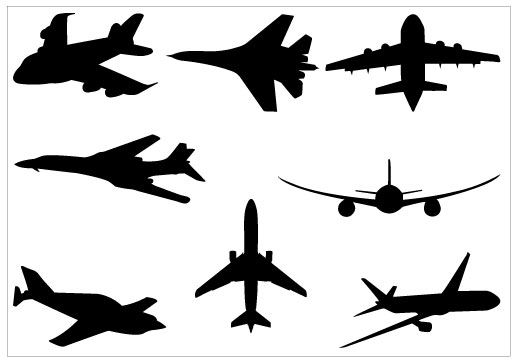 Aircraft Carrier Silhouette Clipart
