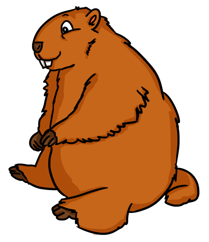 Groundhog Clipart Free - Tumundografico