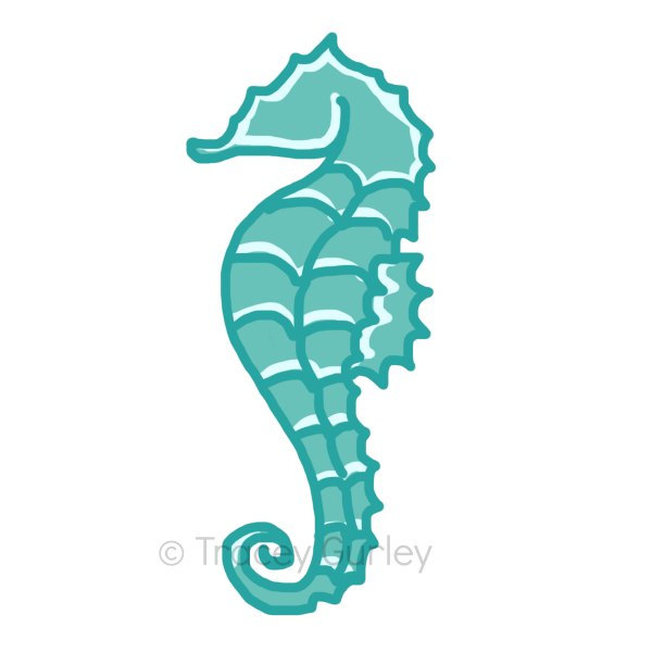 Seahorse Clip Art Free - Free Clipart Images