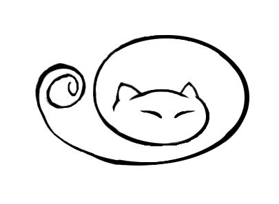 Simple Cat Drawing | Cute Cat ...