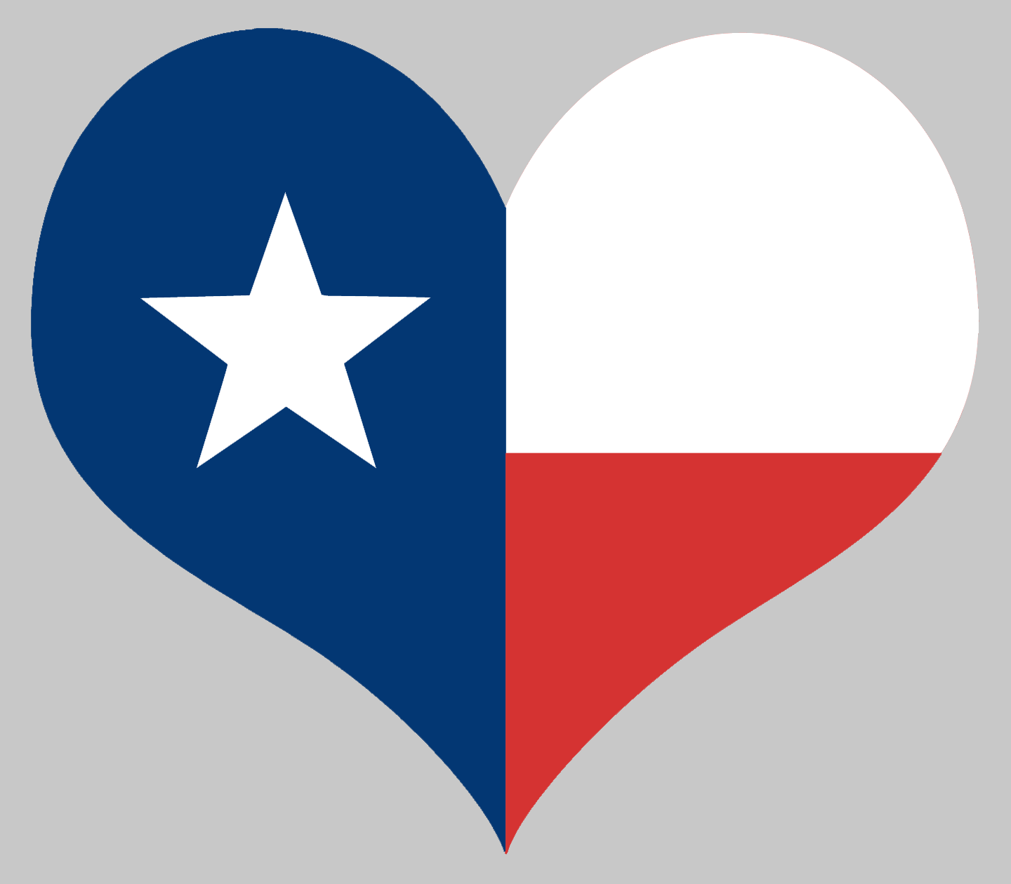 American Flag Heart Clipart