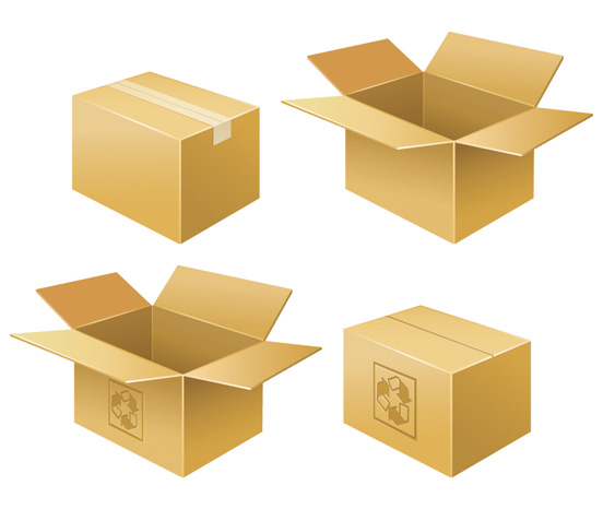Practical box box vector Free Vector / 4Vector