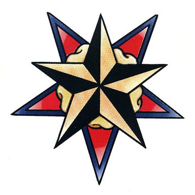 Cool Star Designs Star retro tattoo garden | Design images