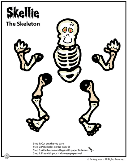 9 Printable Skeleton Crafts – Printables 4 Mom