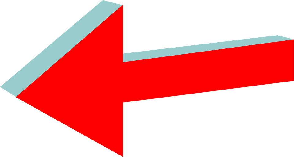 Arrow Red | Free Stock Photo | Illustration of a 3d left red arrow ...