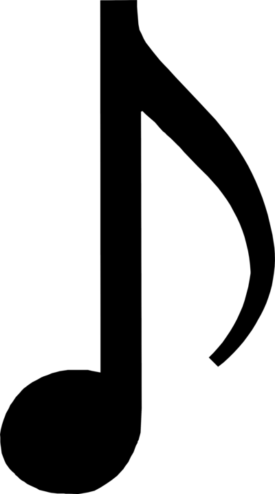 White Music Note Png - Free Clipart Images