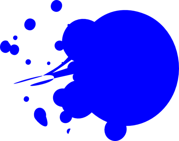 Blue Paint Splatter Png Clipart - Free to use Clip Art Resource