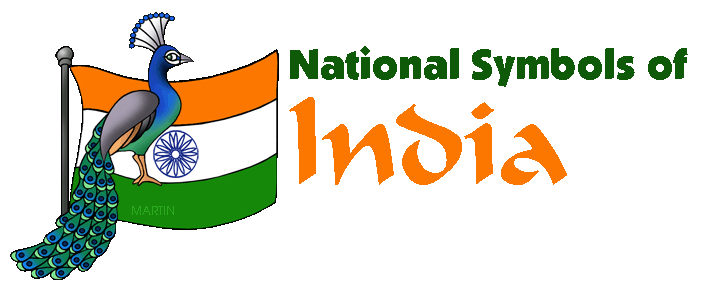 Indian national symbols clipart